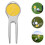 Golfs Divot Fork Strumento Per Riparazione Divots Forcella Portatile 10