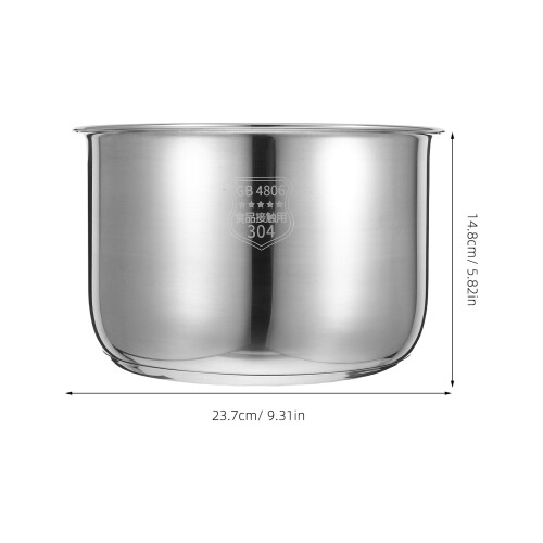 Stainless Steel Rice Cooker Inner Pot Replacement 5L 1