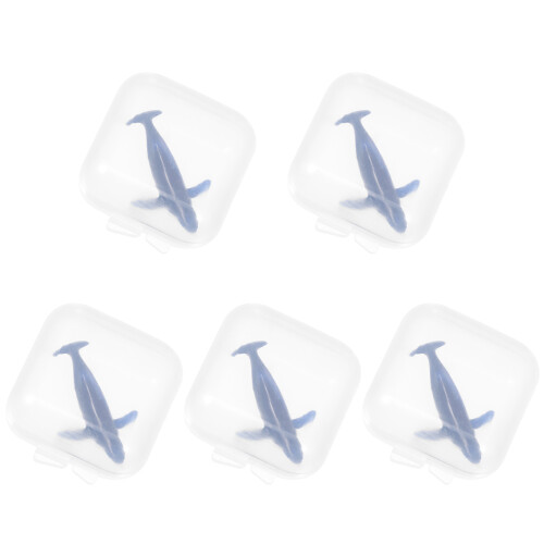 5 Stks Siliconen Walvissen Modellen Voor Epoxy 3D Vulinformatie