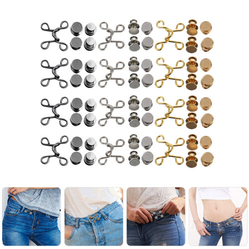 12 Sets Verstelbare Jean Knop Taille Extender 2