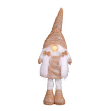 Langer Bart Rudolf Weihnachtsdekoration-Goldfarbenes Damenmodell