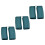 Handle Pot Holders Heat Insulation Home Users 3 Pairs 5