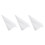 Reusable Piping Bag White Cotton Canvas 3pcs 1