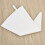 Reusable Piping Bag White Cotton Canvas 3pcs 7