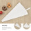 Reusable Piping Bag White Cotton Canvas 3pcs 11