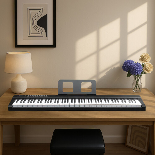 Full Size Semi-Weighted 88 Keys Keyboards MIDI Bluetooth Digital Piano