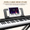 Full Size Semi-Weighted 88 Keys Keyboards MIDI Bluetooth Digital Piano 5