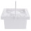 White Handheld Paint Brush Holder Convenient Plastic Brush Washer 7