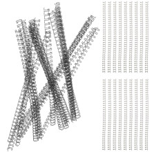 100 Luźnych Pierścieni Do Notesów, Zwoje , Doppelte Loop
