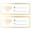 2 Unidades Wifi Acrílico Sinal De Senha 4
