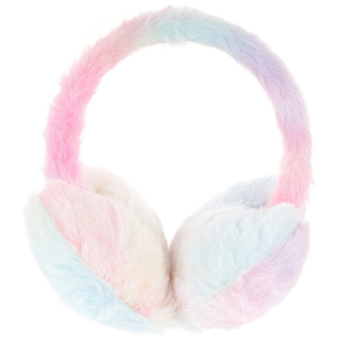 Muff De Inverno Para Mulheres Com Auricular Peludo Espessado 2