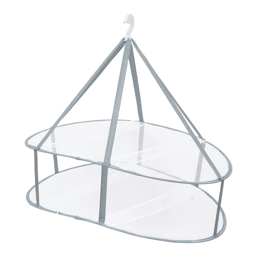 1Pc Foldable Clothes Drying Rack White Cloth-Art Home Laundry Hanger