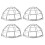 4Pcs Capa Protetora para de e Cabeçote de Chuveiro 1
