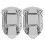 2 Pcs Fechaduras Premium Para De 1