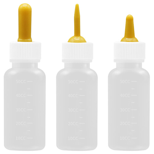 3Pcs Mamadeiras De Silicone Para De Animais Pequenos