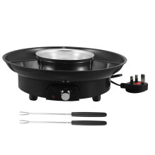 Conjunto Panela Elétrica Fondue com 2 Garfos e Chocolate