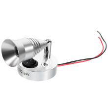 Lâmpada De Leitura 12-24 V 3 W Para Rv - Luz Branca (Prata)
