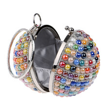 Bolsa De Noite Com Contas Multicolorida Para Festa E Casamento