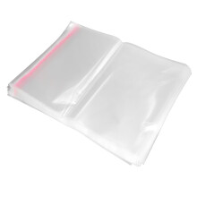 100 Unidades 30 X 40 Cm Saco Plástico Transparente Com Fecho