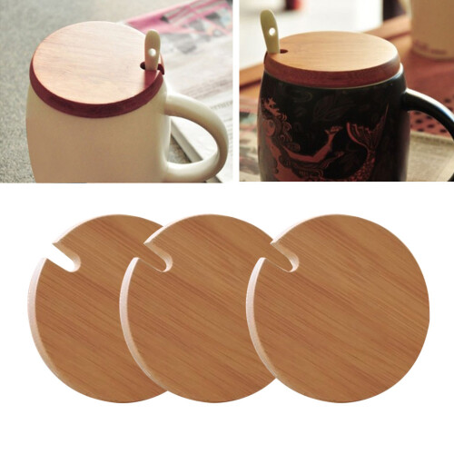 3Pcs Tampas De Madeira Para De Com Para Colher 1