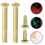 10 De Kit Reparação Leque Aço Inoxidável Com Rebites 10