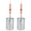 2Pcs Escorredor De Massa Aço Inoxidável Com De Madeira 1
