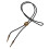 Bolo Tie Ajustável Western De Couro Com Pingente De 10