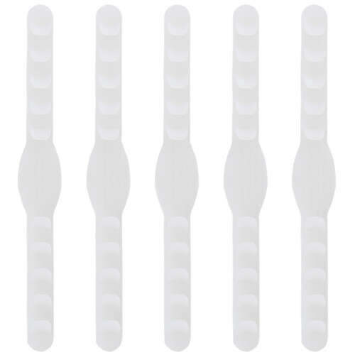 5Pcs Máscara De Com Fita De Silicone Ajustável Para 2