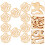 10Pcs Hålriga Rosblomma Urklippta Träskivor För Patchwork DIY Hantverk 11