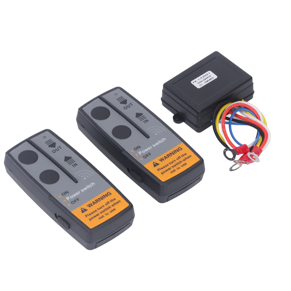 Durable Wireless Winch Remote Kit - 6 Controllers 3 Receivers 434Mhz 8191357269980