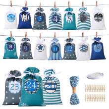 Advent Calendar for Filling 24 Advent Calendar Bag DIY Christmas