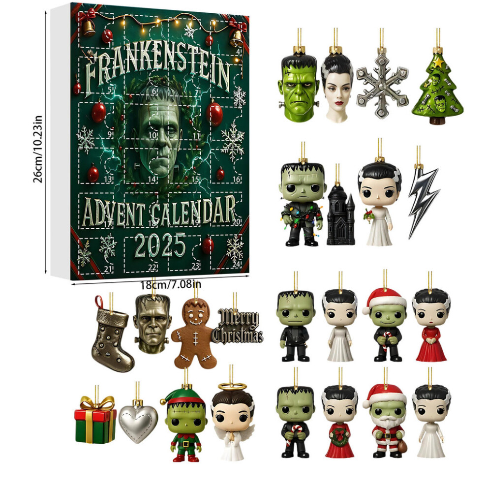 (Frankenstein) Force Air Gorilla Ballet Christmas Advent Calendar Blind Box Countdown 24 Day