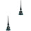 2 Stuks Kerstboom Topper Bling Strass Steentjes Eindkroon Versiering 5