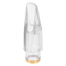 1 Stuk Plastic -saxofoonkop Saxofoontuit Voor Beginners (Wit)