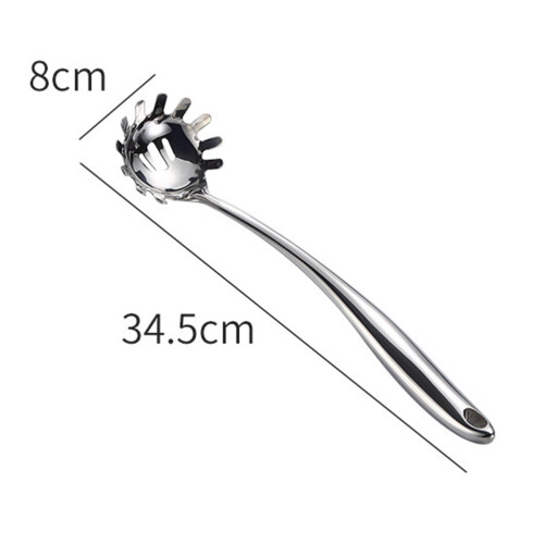Stainless Steel Pasta Server Met Lange Handgreep Voor 1