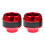 1 Paar Voorvork Cup Aluminium Bescherming E-Bromfiets Rood 10