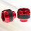 1 Paar Voorvork Cup Aluminium Bescherming E-Bromfiets Rood 11