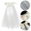 Wedding Bridal Sluier Bruidssluier Met Strik Haaraccessoire 2