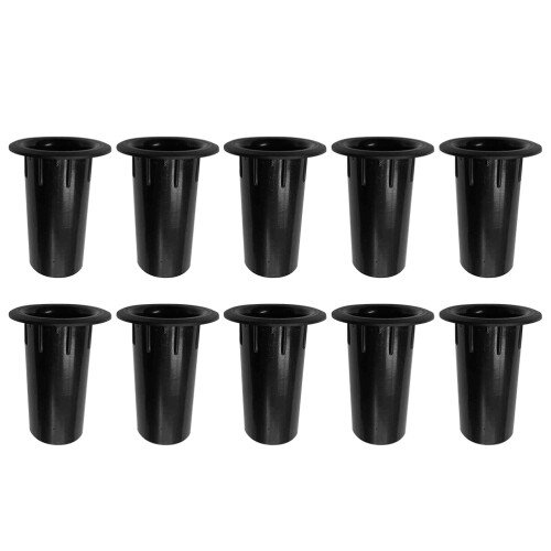 10Pcs Black Plastic Subwoofer Port Tube Speaker Accessory Replacement