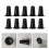 10Pcs Black Plastic Subwoofer Port Tube Speaker Accessory Replacement 3