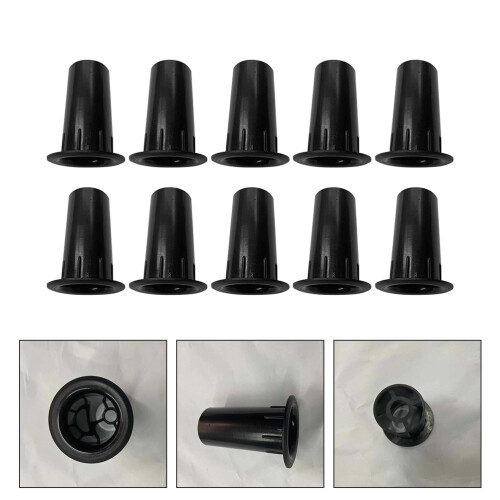 10Pcs Black Plastic Subwoofer Port Tube Speaker Accessory Replacement 2