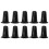 10Pcs Black Plastic Subwoofer Port Tube Speaker Accessory Replacement 6