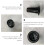 10Pcs Black Plastic Subwoofer Port Tube Speaker Accessory Replacement 7