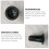 10Pcs Black Plastic Subwoofer Port Tube Speaker Accessory Replacement 8