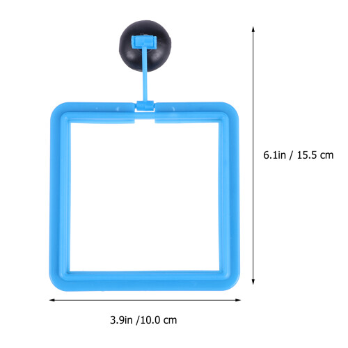 2St Vierkante Voeder Ring Aquarium Drijvend Voedsel
