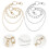 2 Retro Gefronst Metalen Tailleketting 4