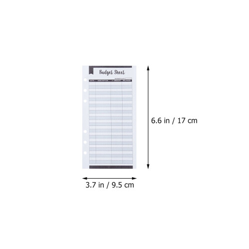 36-Delig Budget Sheets Inkomsten En Uitgaven Planner Voor Ringmap 2