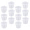 100 Stks Wegwerp Plastic Portie Beker Met 1