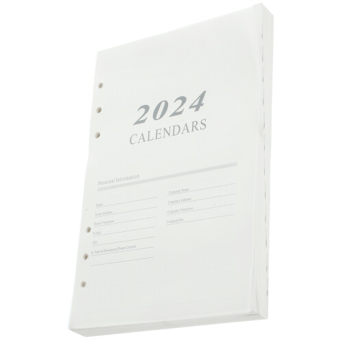 Loose-Leaf Planning Notebook Draagbaar Notitieblok Academische Planner