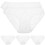 5 Unidades Interior Desechable Mujer Bragas Transpirables Viaje 1
